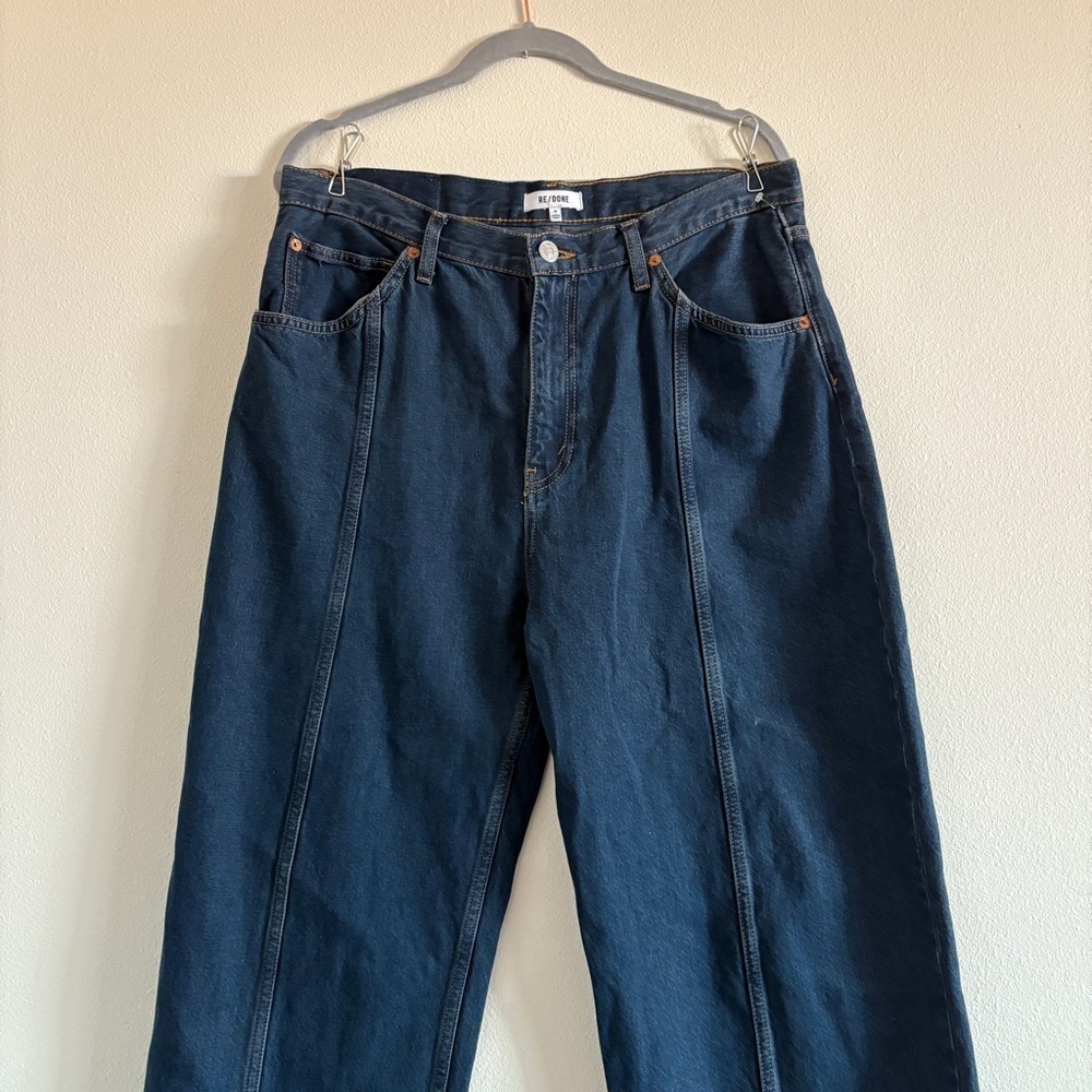 NWT Re/Done Tailored Ultra High Rise Barrel Jeans Size 31 Color: Bespoke - Picture 5 of 14